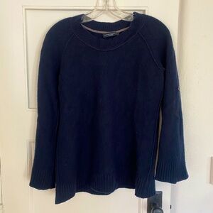 Banana Republic Navy 100% Cashmere Crewneck Sweater Size Medium